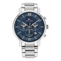 Tommy Hilfiger Evan Roloi Batarias me Asimi Metalliko Brasele 1710409